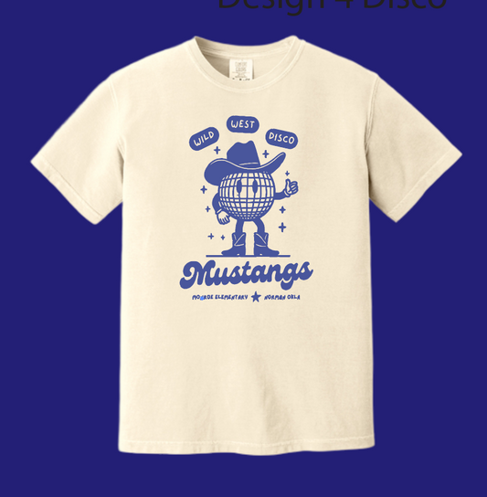 Monroe "Disco" Design Comfort Colors S/S T-shirt (adult) (ivory)