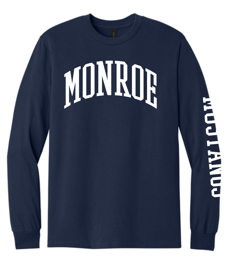 Monroe "Classic" Design Gildan L/S T-Shirt (youth)
