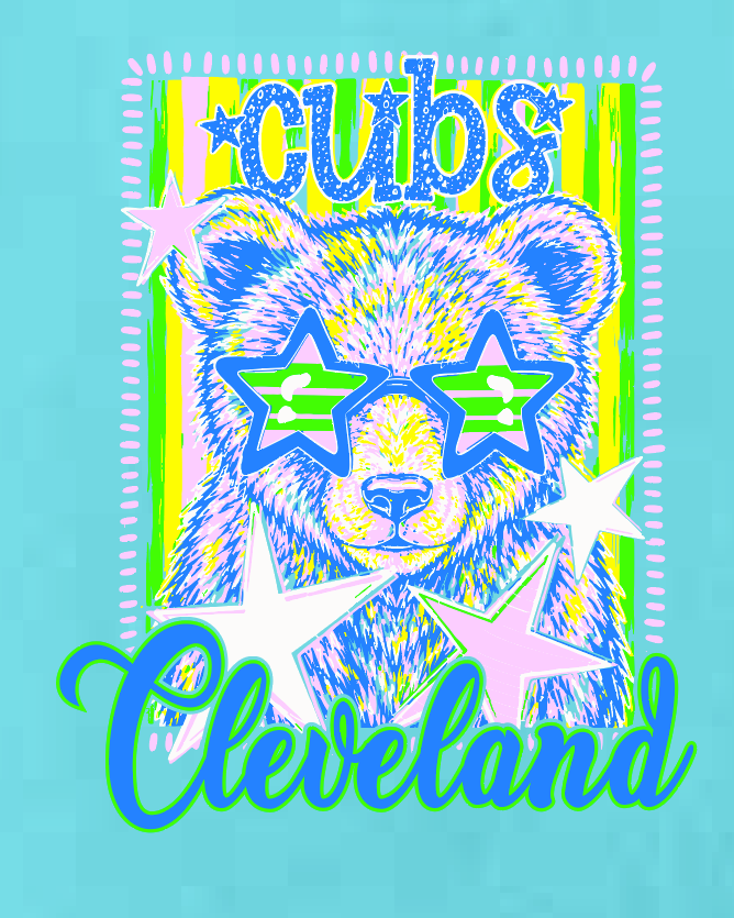 Cleveland "Cutie Pie" Comfort Colors S/S T-shirt (lagoon)
