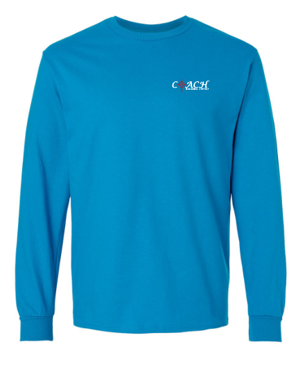 COACH Gildan L/S T-shirt (adult)(sapphire)