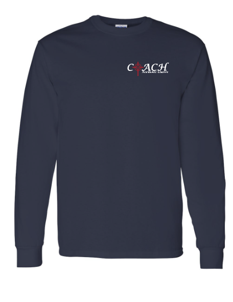 COACH Gildan L/S T-shirt (youth)(navy)