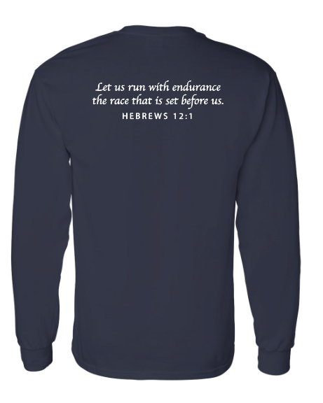 COACH Gildan L/S T-shirt (youth)(navy)