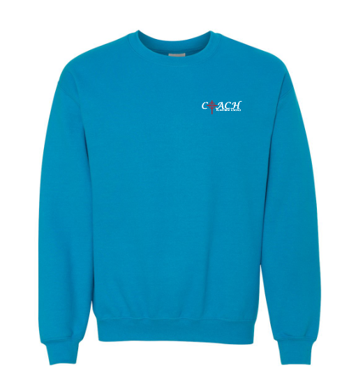 COACH Gildan Crewneck Sweatshirt (adult)(sapphire)