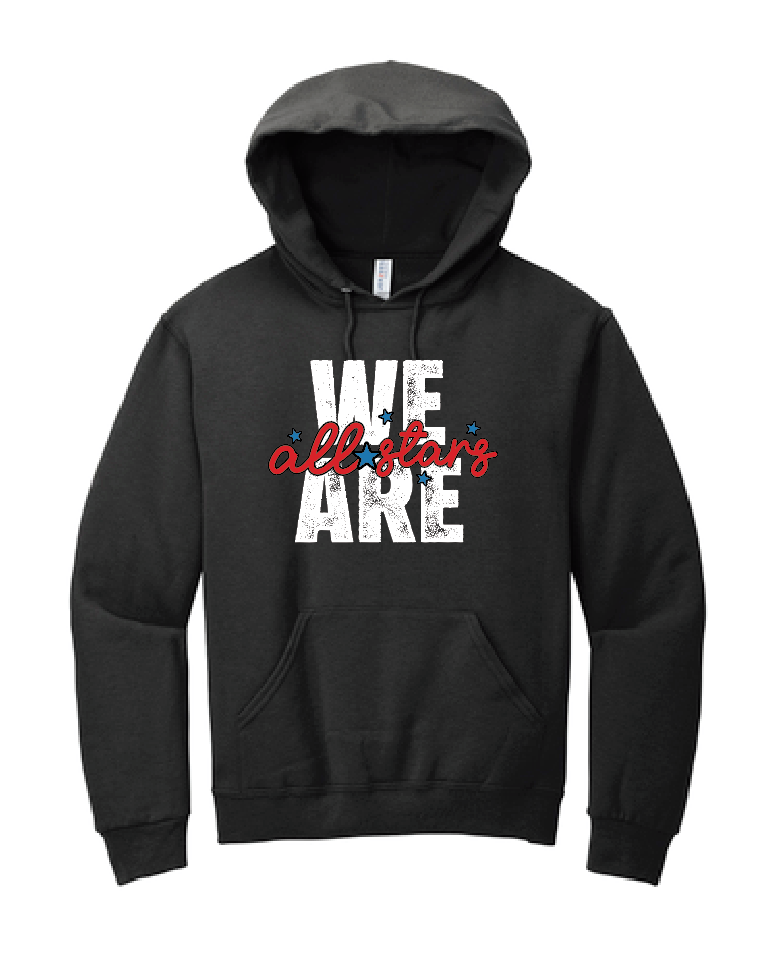 Adams "We Are" Design Hooded Sweatshirt