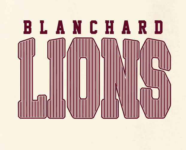 Blanchard PTO "Striped" Design Gildan Hooded Sweatshirt (cream)