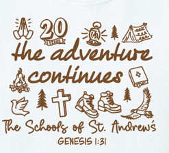 St. Andrews Comfort Colors S/S T-shirt (youth)(white)