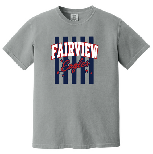 Fairview "Block Stripes" Design Comfort Colors S/S T-shirt