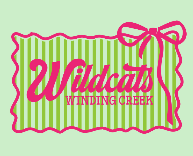Winding Creek "Bows" Design S/S T-shirt (mint)