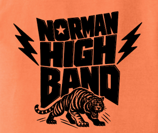 NHS Band "Punk Tiger" Design Comfort Colors S/S T-shirt