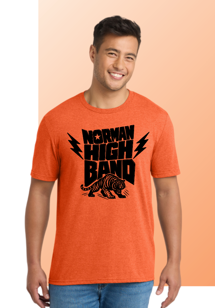NHS Band "Punk Tiger" Design Softstyle S/S T-shirt