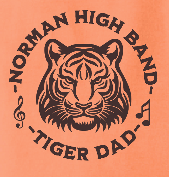 NHS Band "Band Dad" Design Comfort Colors S/S T-shirt
