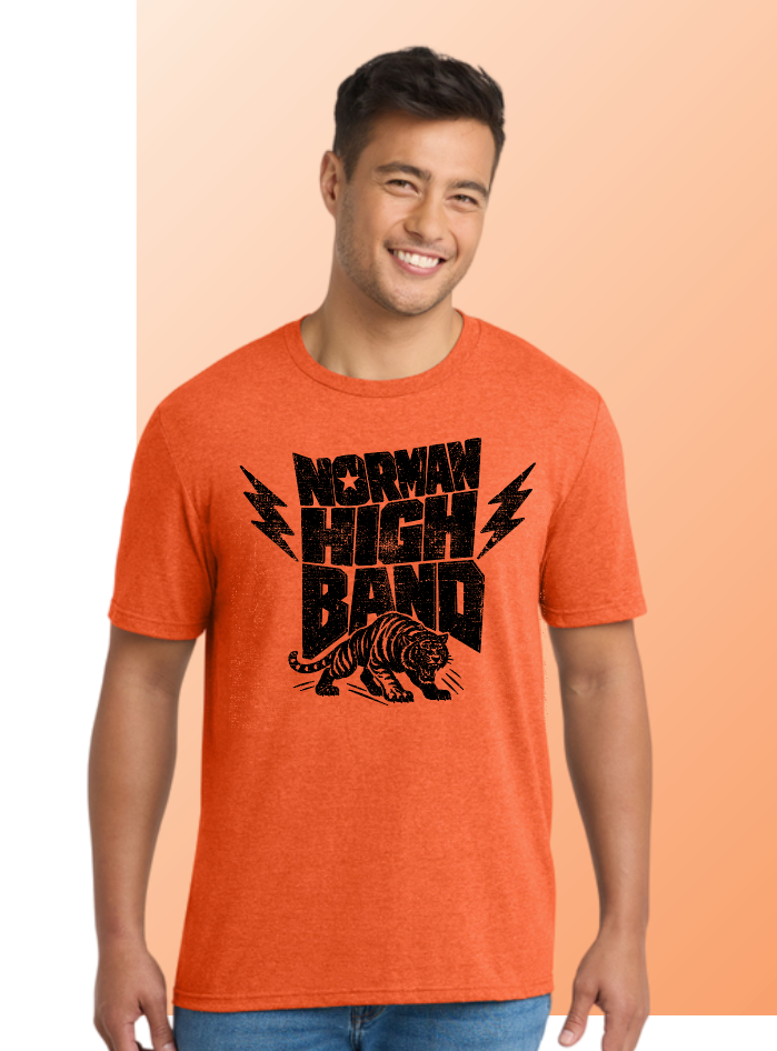 NHS Band "Punk Tiger" Design Softstyle S/S T-shirt