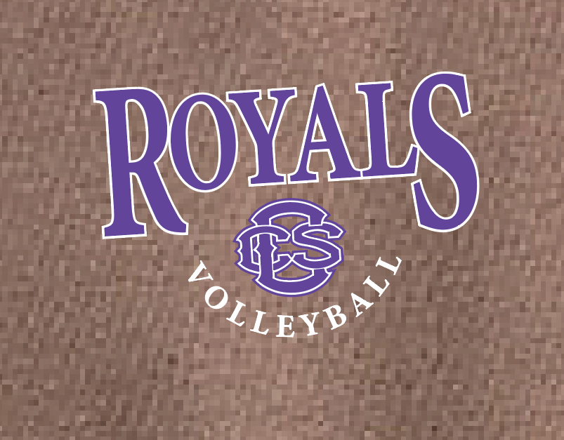 CCS Volleyball "Royals" Design Premium Crewneck Sweatshirt (taupe)