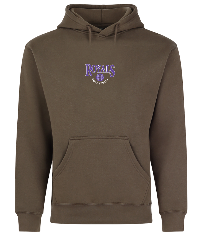CCS Volleyball "Royals" Design Premium Hooded Sweatshirt (taupe)
