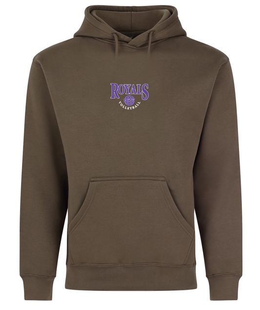 CCS Volleyball "Royals" Design Premium Hooded Sweatshirt (taupe)