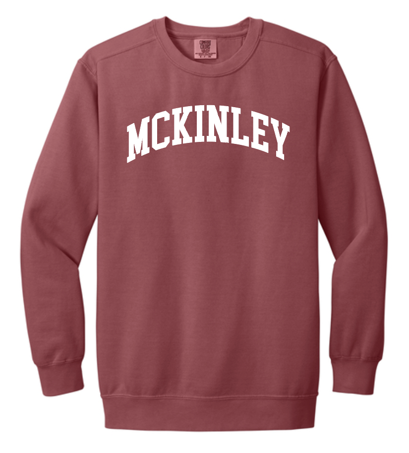 McKinley "Classic" Design Comfort Colors Sweatshirt (crimson)