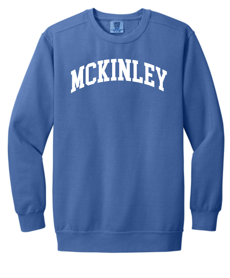 McKinley "Classic" Design Comfort Colors Sweatshirt (flo blue)