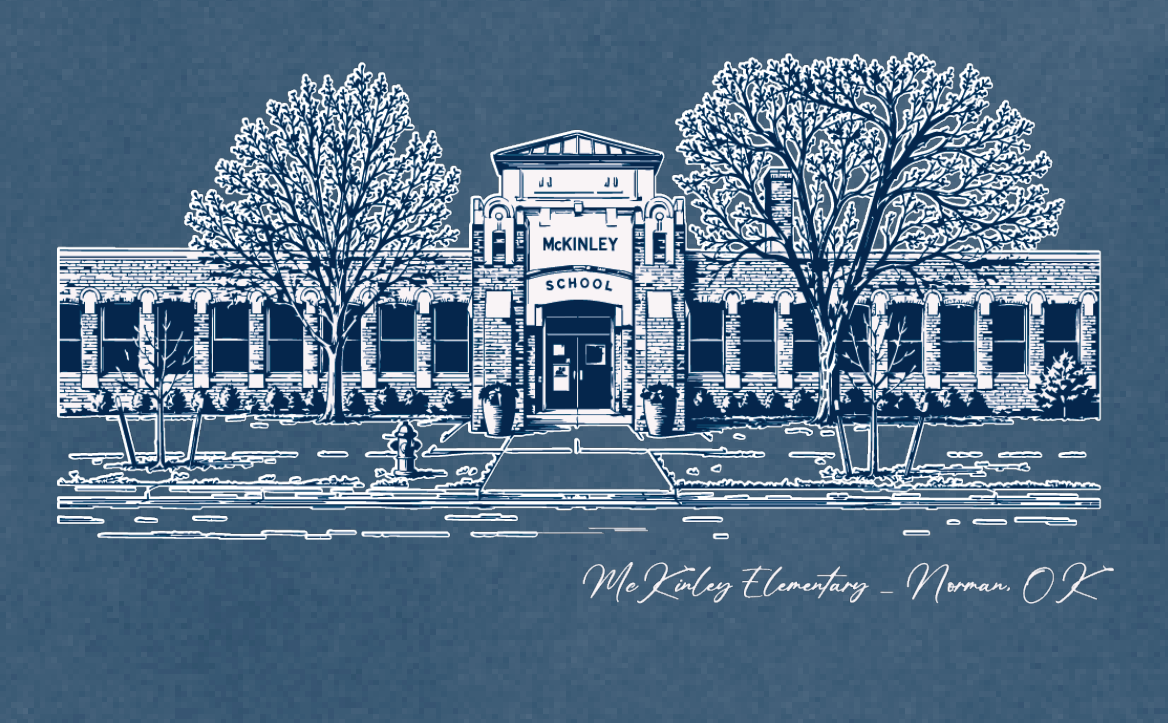 McKinley "Building" Design Comfort Colors S/S T-shirt (navy)