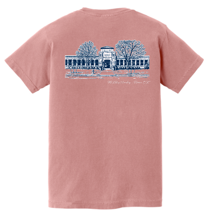 McKinley "Building" Design Comfort Colors S/S T-shirt (crimson)