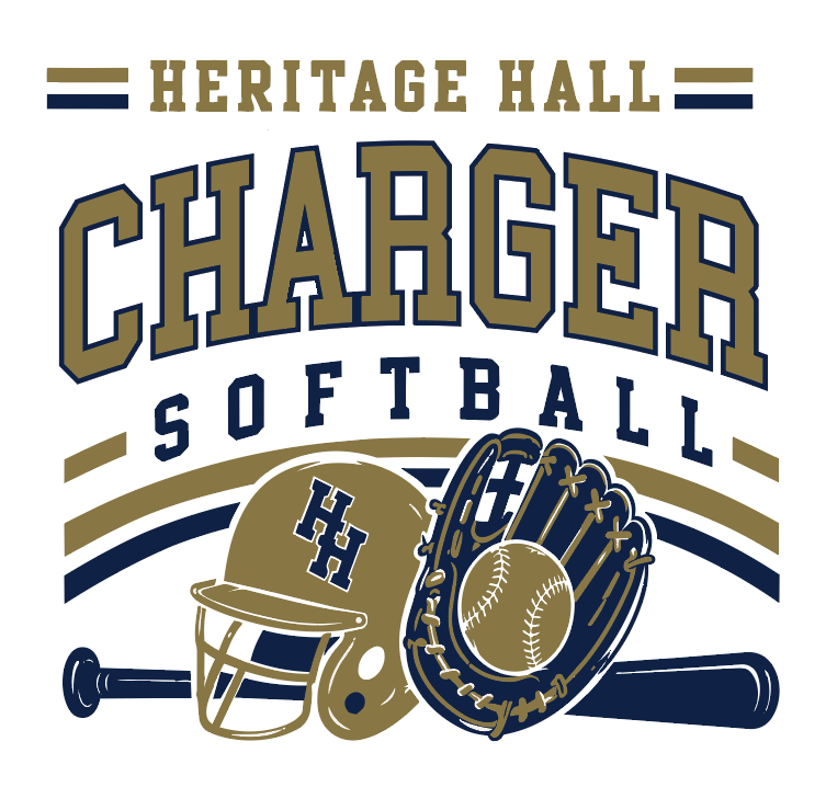 Heritage Hall Softball "Design #3~with Roster" S/S Dri-fit T-shirt