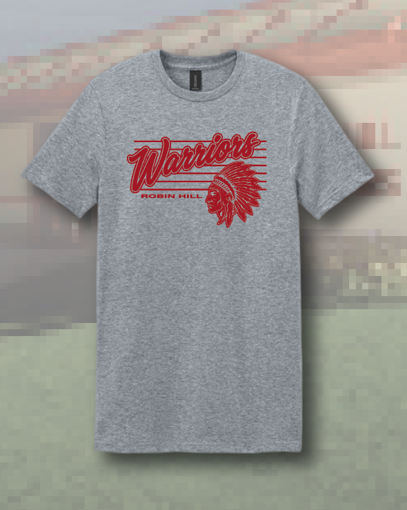 Robin Hill "Warriors" Design Softstyle S/S T-shirt (heather grey)