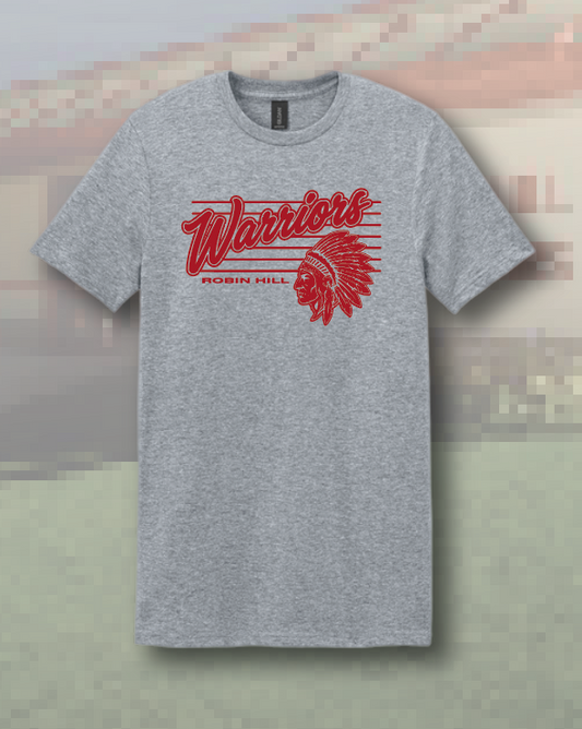 Robin Hill "Warriors" Design Softstyle S/S T-shirt (heather grey)