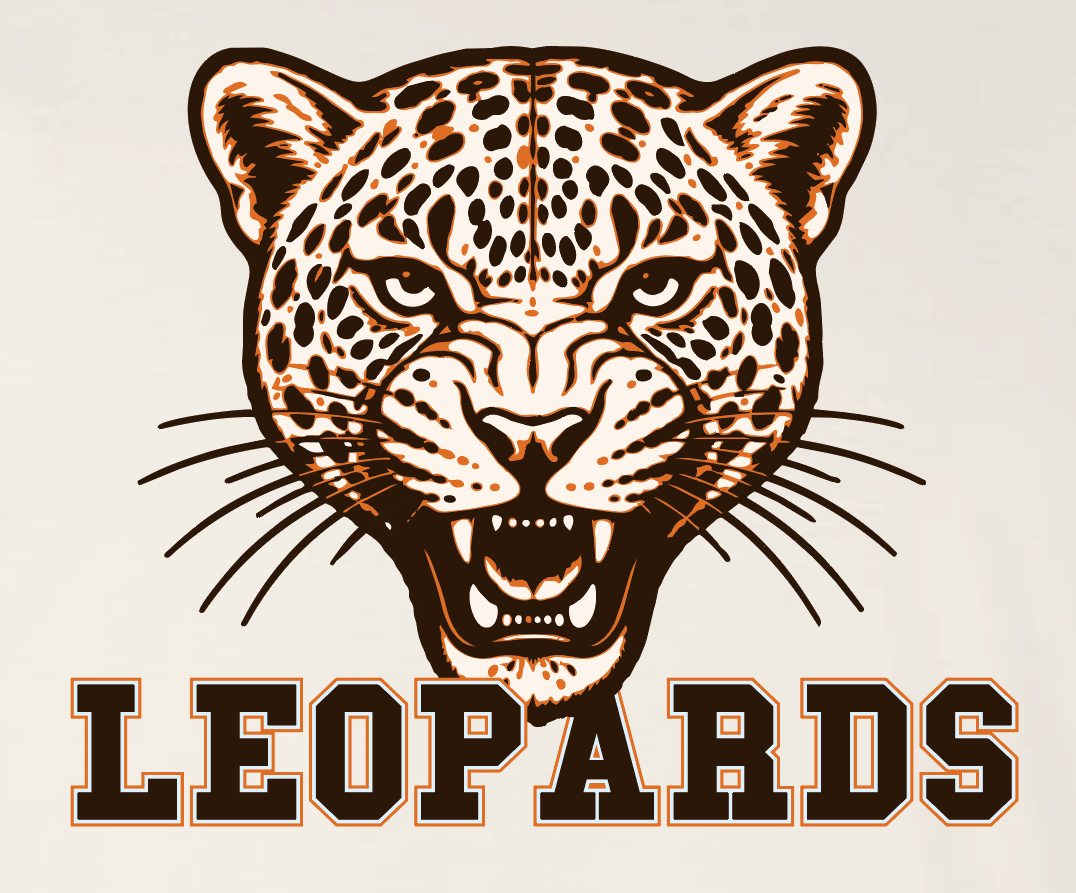 Lindsay Cheer "Leopards" Design Jerzees Hooded Sweatshirt