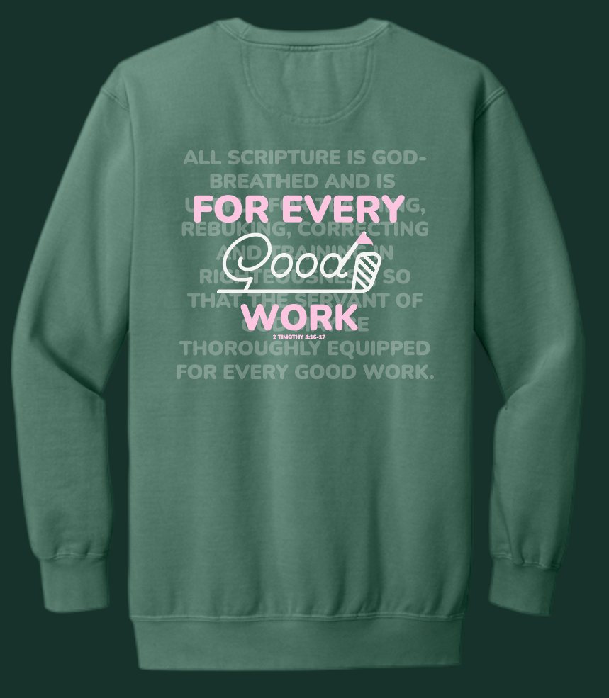 St. Andrew's Christian School "Good" Design Crewneck Sweatshirt