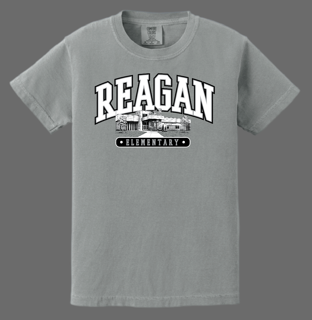 Reagan "Building" Design Comfort Colors S/S T-shirt (granite)