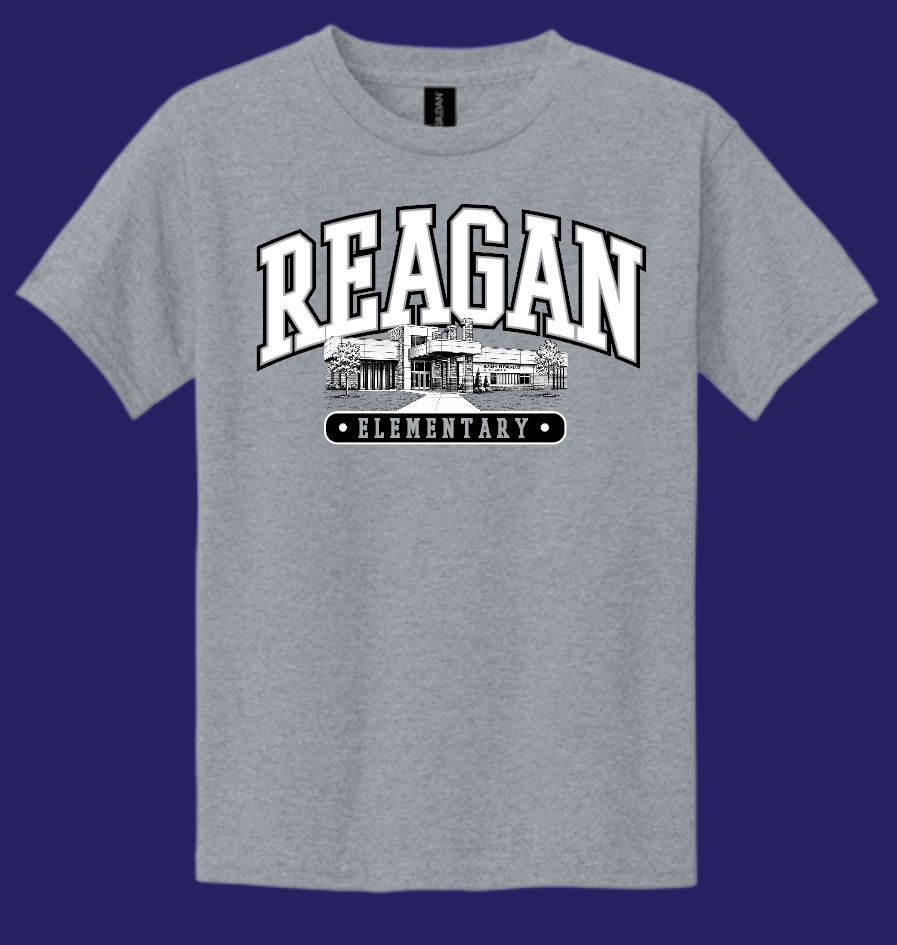 Reagan "Building" Design Gildan S/S T-shirt (heather)