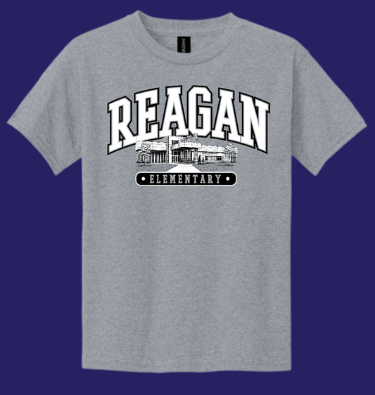 Reagan "Building" Design Gildan S/S T-shirt (heather)