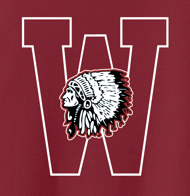Wynnewood ES "Big W" Design Jerzees Hooded Sweatshirt