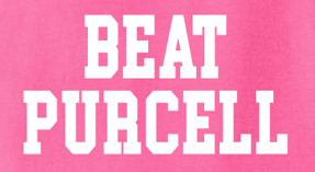 Washington Football "Beat Purcell" Comfort Colors S/S T-shirt (pink)