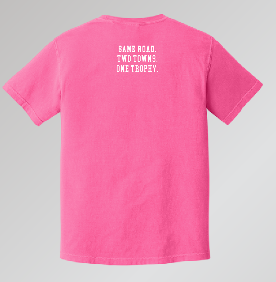Washington Football "War on 74" Comfort Colors S/S T-shirt (pink)