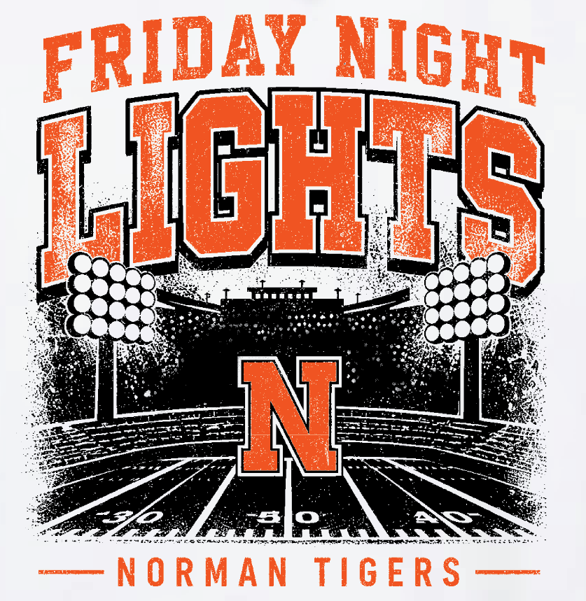 NHS Cheer "Friday Night Lights" Design Comfort Colors S/S T-shirt