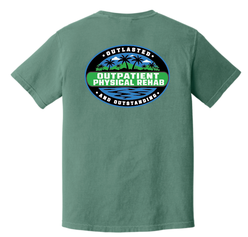 NRH Outpatient Physical Rehab S/S T-shirt (green)