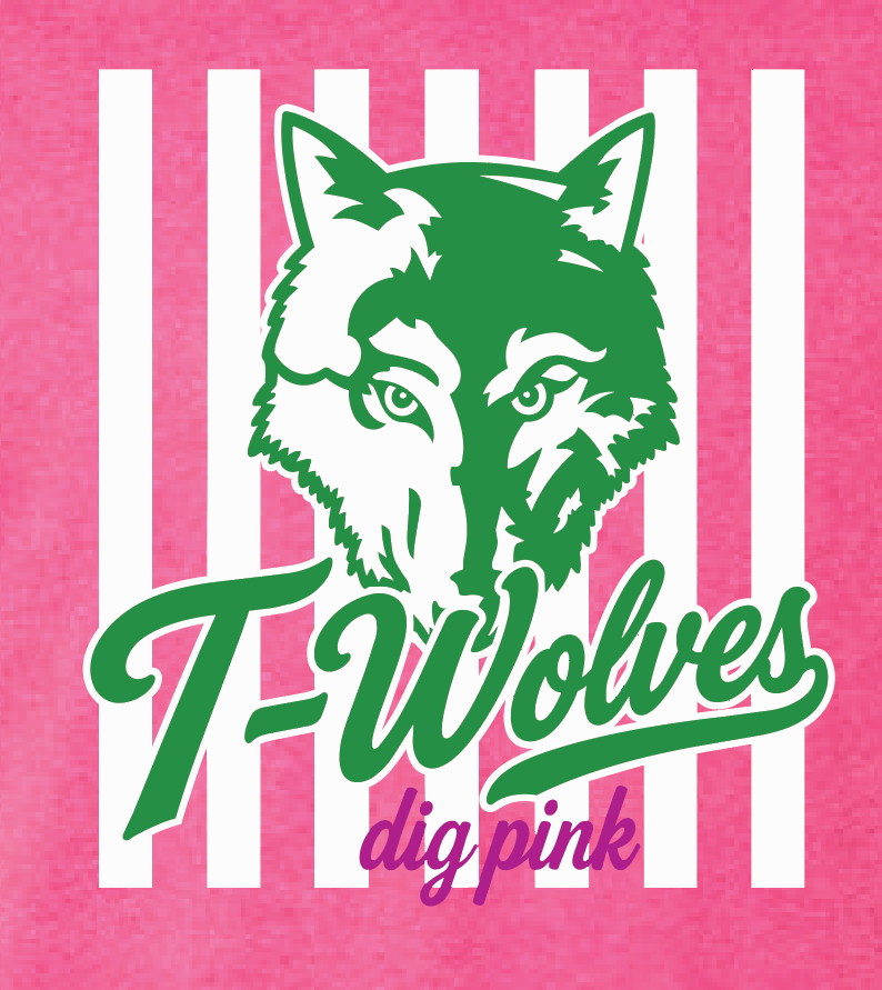 NN Volleyball "Dig Pink" Design L/S T-shirt