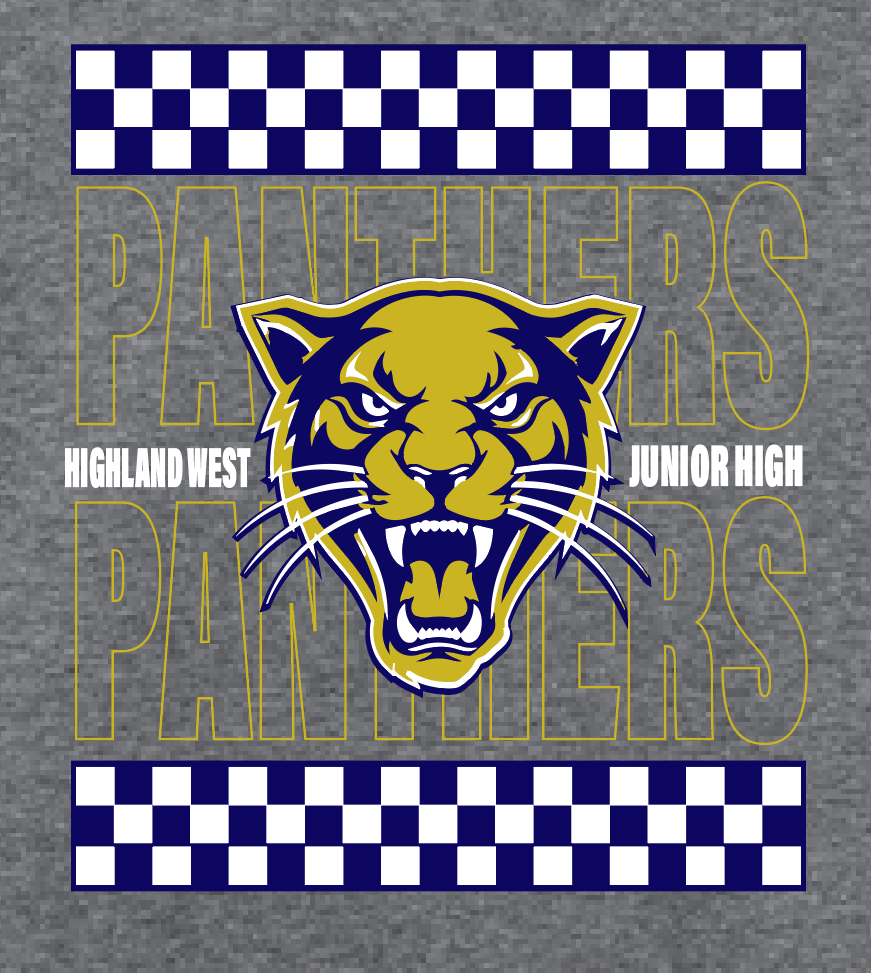 HWJH Cheer "Checkboard" Crewneck Sweatshirt