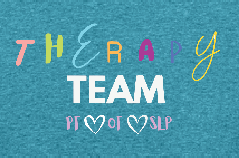 NRH Outpatient Physical Rehab "Therapy Team" Design S/S T-shirt (blue)