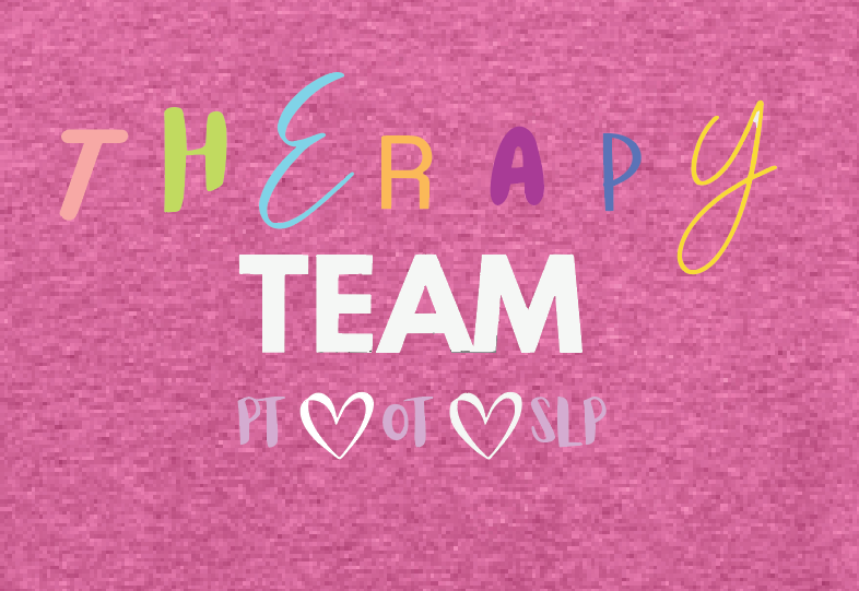 NRH Outpatient Physical Rehab "Therapy Team" Design S/S T-shirt (orchid)