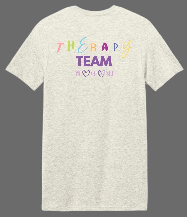 NRH Outpatient Physical Rehab "Therapy Team" Design S/S T-shirt (h. oatmeal)