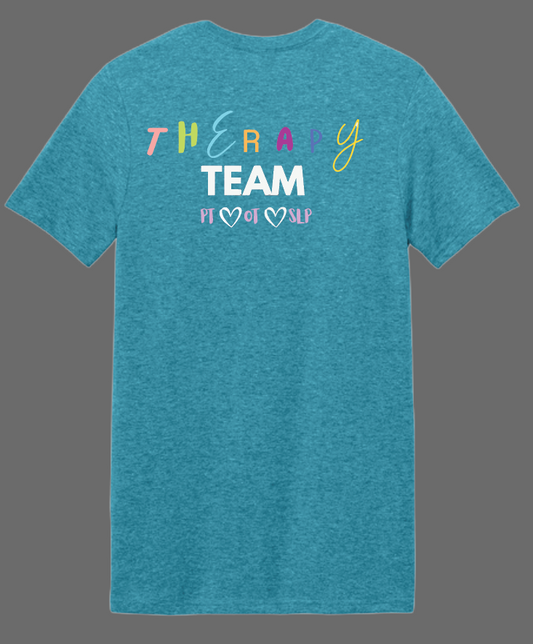 NRH Rehab "Therapy Team" Design S/S T-shirt (blue)