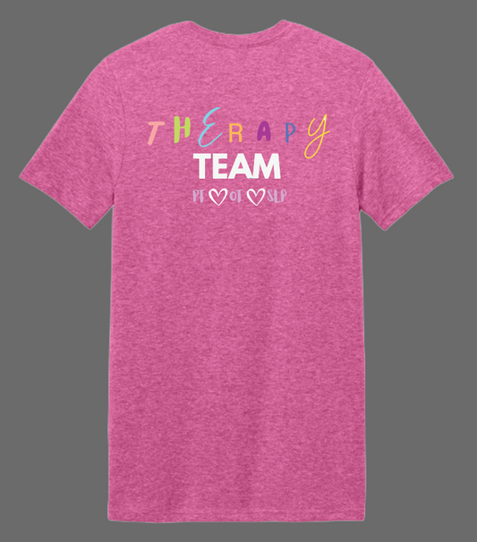 NRH Rehab "Therapy Team" Design S/S T-shirt (orchid)