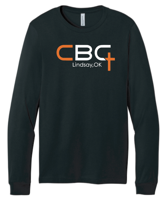 Calvary Baptist Church "QR Code" Design BellaCanvas L/S T-shirt (black)