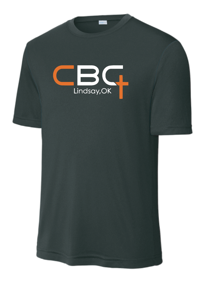 Calvary Baptist Church "QR Code" Design Moisture Wicking S/S T-shirt (black)