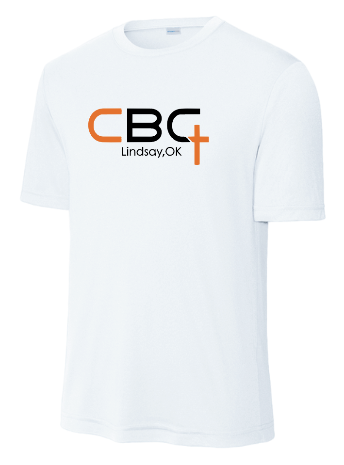 Calvary Baptist Church "QR Code" Design Moisture Wicking S/S T-shirt (white)