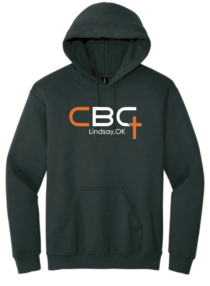 Calvary Baptist Church "QR Code" Design Gildan Hooded Sweatshirt (black)