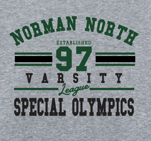 NN Special Olympics "Varsity" Design Hooded Sweatshirt (heather)