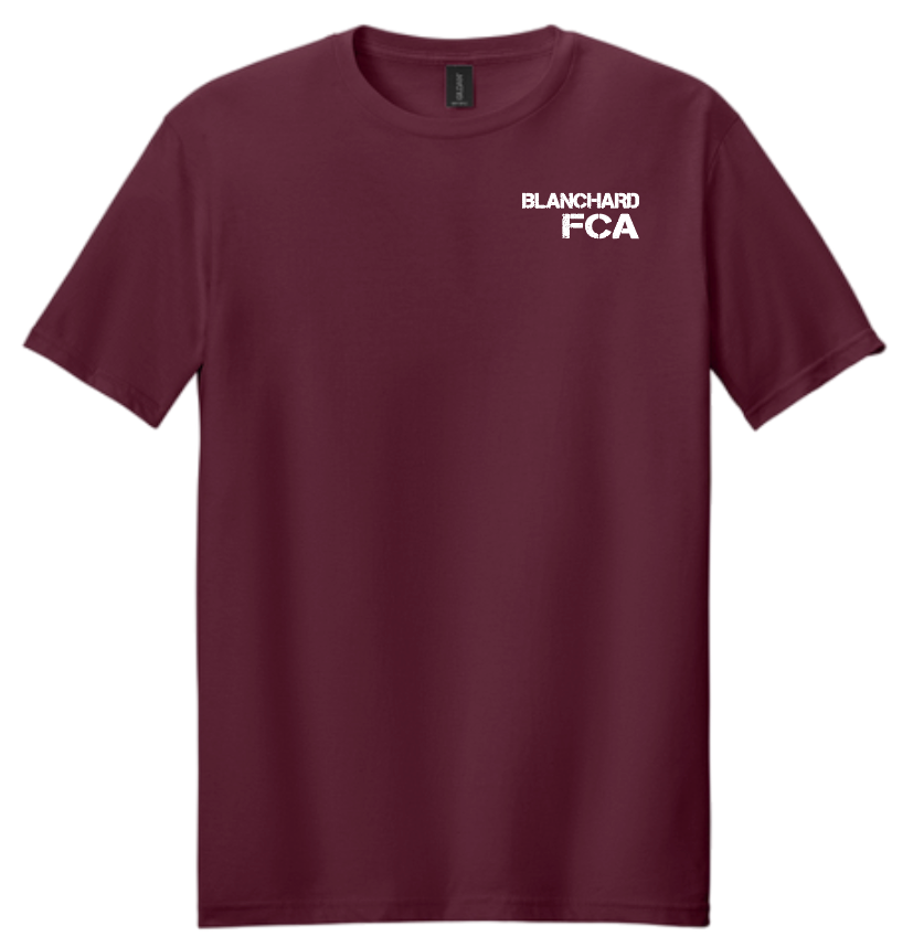 Blanchard FCA Softstyle S/S T-shirt (maroon)
