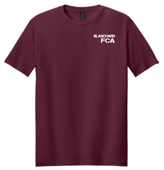 Blanchard FCA Softstyle S/S T-shirt (maroon)
